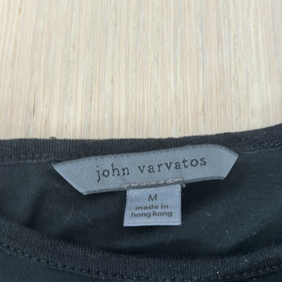John Varvatos Collection Black Tee Shirt - Picture 2 of 4